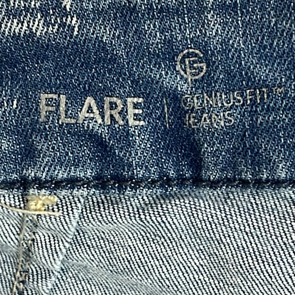 NEW Lane Bryant Genius Fit Flare Leg Light Denim Jeans Size 24 - Picture 9 of 10